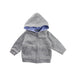 A Grey Zippered Sweatshirts from Jacadi in size 6-12M for boy. (Front View)