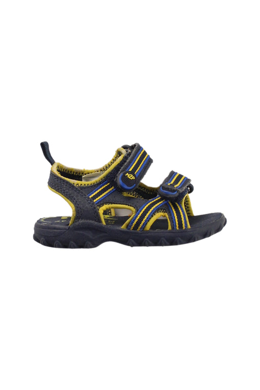 A Black Sandals from Stride Rite in size 18-24M for boy. (Front View)
