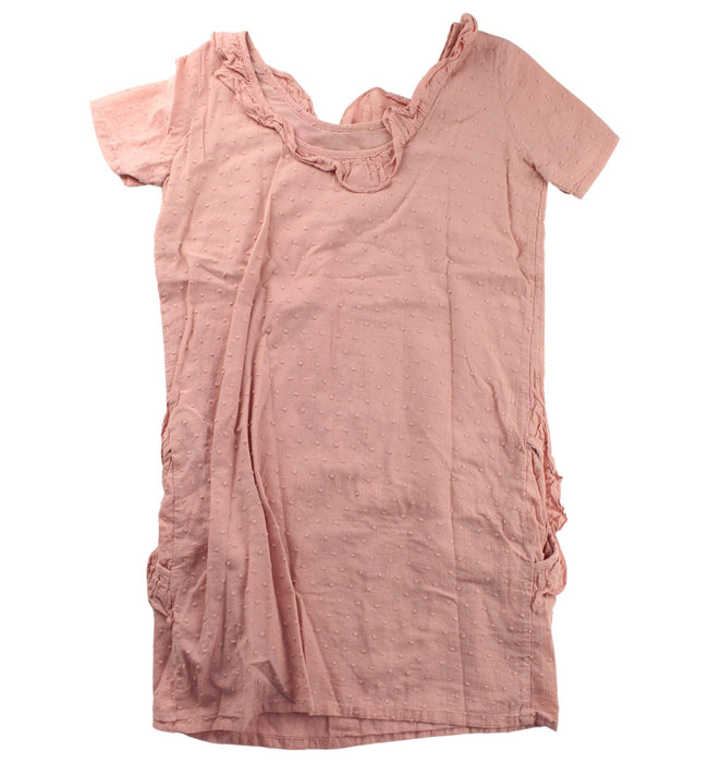 A Pink Short Sleeve Dresses from Excuse My French in size 10Y for girl. (Back View)