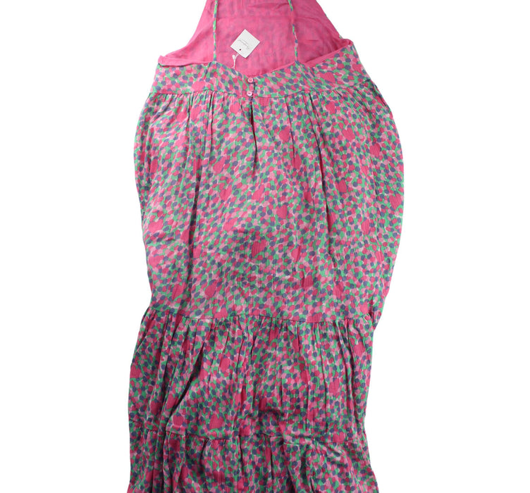 A Pink Sleeveless Dresses from Bonpoint in size 14Y for girl. (Back View)