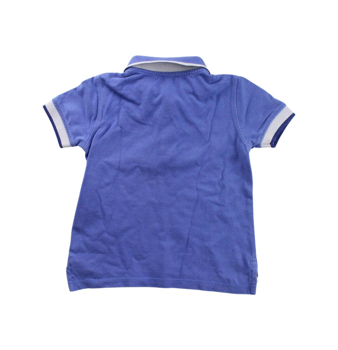 A Blue Short Sleeve Polos from Paul Smith in size 4T for boy. (Back View)