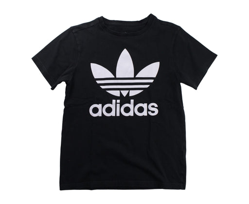 A Black Short Sleeve T Shirts from Adidas in size 12Y for boy. (Front View)