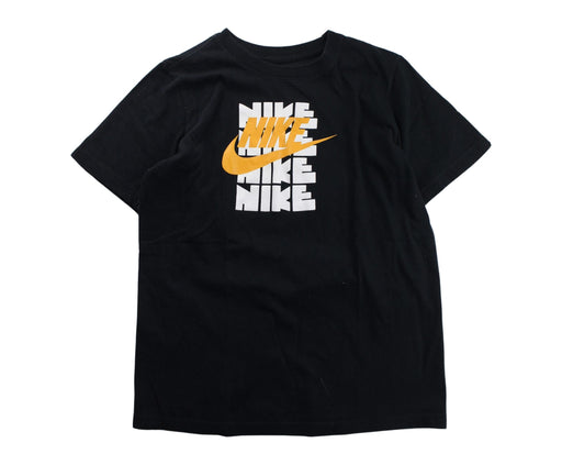 A Black Short Sleeve T Shirts from Nike in size 10Y for boy. (Front View)