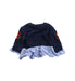 A Blue Long Sleeve Tops from BCBG in size 2T for girl. (Back View)