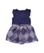 A Purple Short Sleeve Dresses from Nautica in size 4T for girl. (Front View)