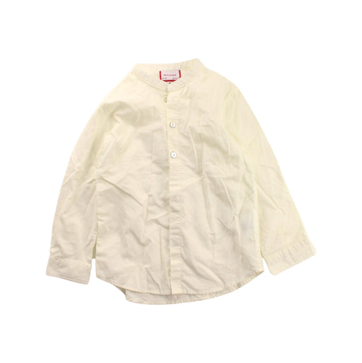 A White Long Sleeve Shirts from Neck & Neck in size 2T for boy. (Front View)
