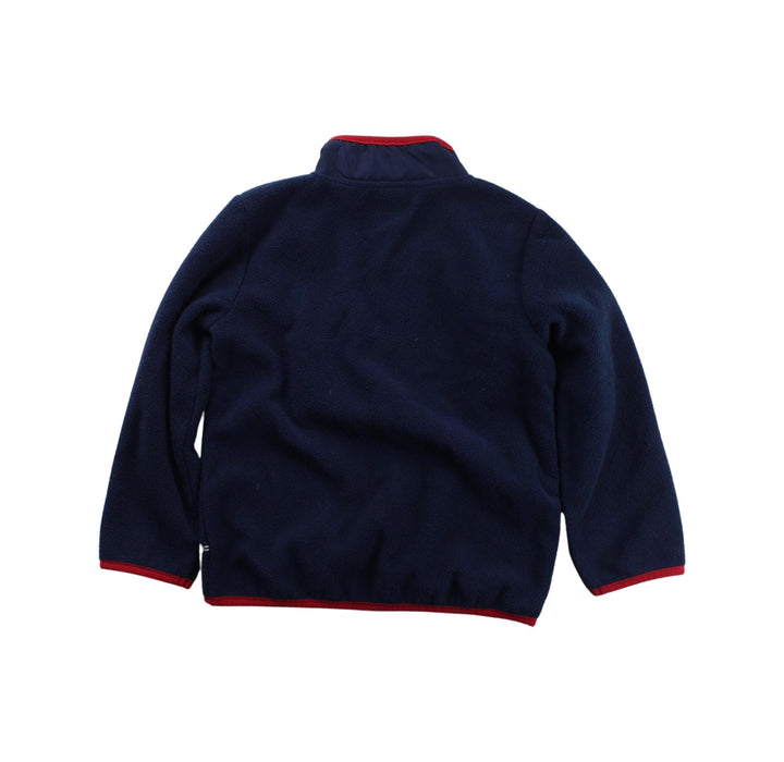 A Navy Lightweight Jackets from Nautica in size 4T for boy. (Back View)