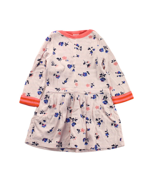 A Multicolour Long Sleeve Dresses from Petit Bateau in size 12-18M for girl. (Front View)