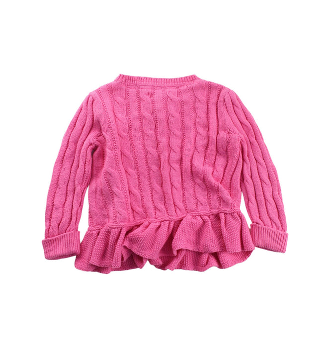 A Pink Cardigans from Ralph Lauren in size 6-12M for girl. (Back View)