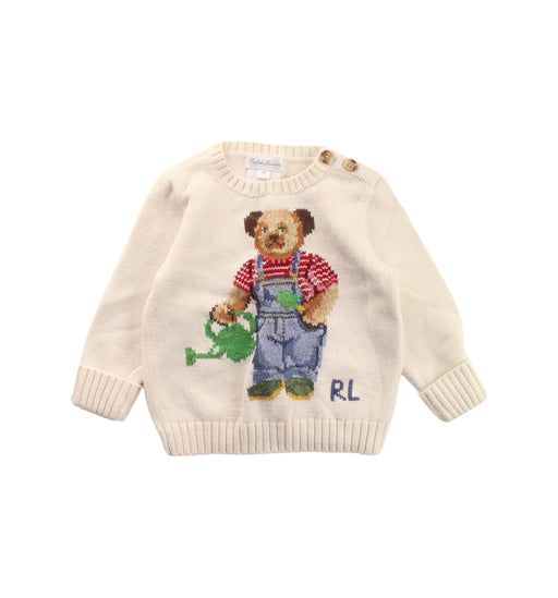 A Multicolour Knit Sweaters from Ralph Lauren in size 6-12M for girl. (Front View)