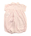 A Ivory Short Sleeve Rompers from Ralph Lauren in size 6-12M for girl. (Back View)