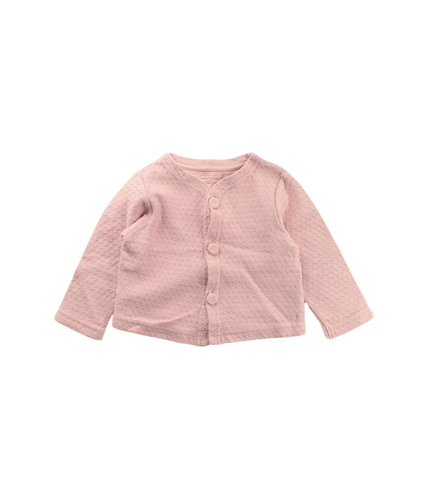 A Pink Cardigans from BEAMS in size 12-18M for girl. (Front View)
