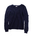 A Navy Knit Sweaters from Seed in size 9Y for girl. (Front View)
