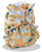 A Yellow Cloth Diapers from Apple Cheeks in size O/S for neutral. (Front View)