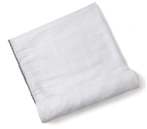 A White Swaddles from Malabar Baby in size O/S for neutral. (Front View)