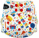 A Multicolour Cloth Diapers from Imagine Baby Products in size O/S for neutral. (Front View)