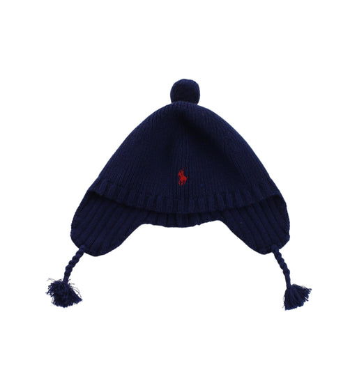 A Blue Winter Hats from Polo Ralph Lauren in size 4T for boy. (Front View)