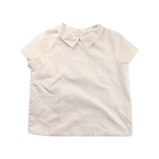 A White Short Sleeve Tops from Bonpoint in size 10Y for girl. (Front View)