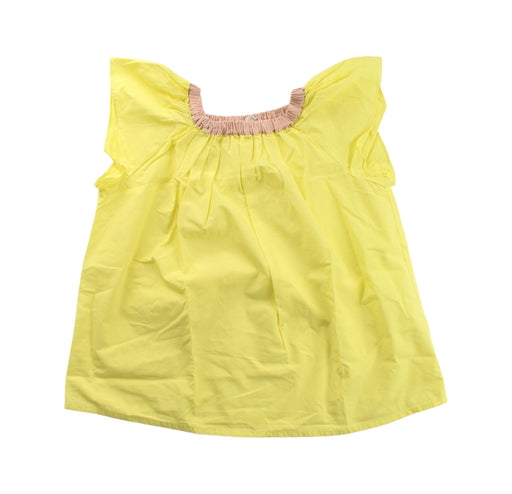 A Yellow Short Sleeve Tops from Bonpoint in size 8Y for girl. (Front View)