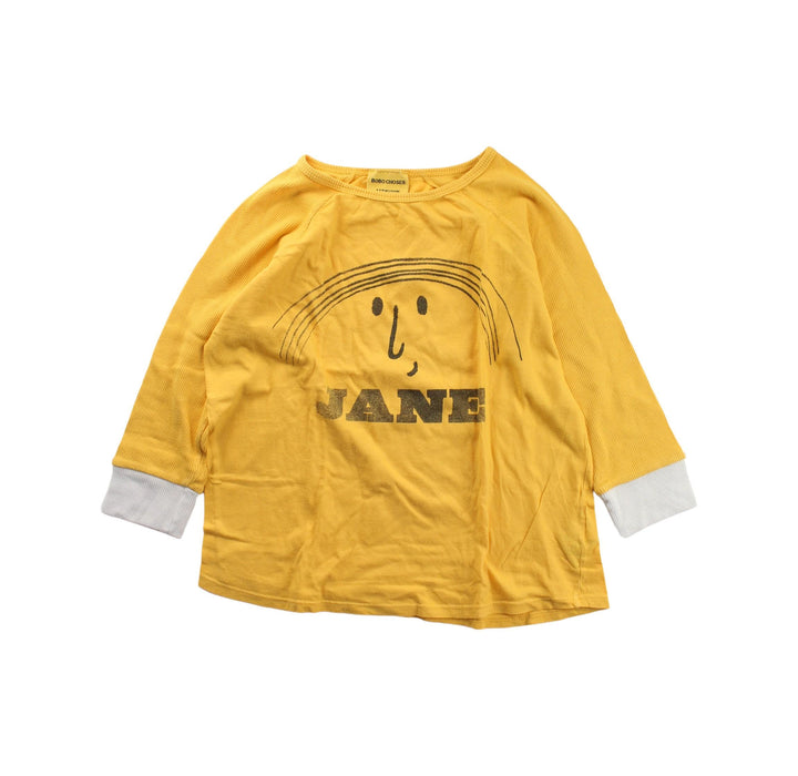 A Yellow Crewneck Sweatshirts from Bobo Choses in size 8Y for boy. (Front View)