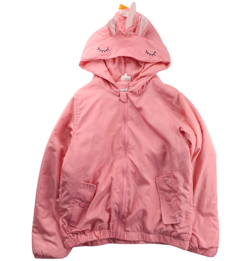 A Pink Lightweight Jackets from Seed in size 10Y for girl. (Front View)
