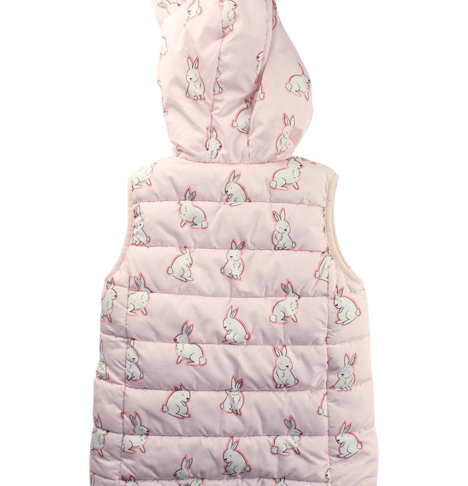 A Pink Outerwear Vests from Seed in size 9Y for girl. (Back View)