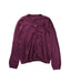 A Burgundy Cardigans from Petit Bateau in size 8Y for girl. (Front View)