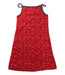A Red Sleeveless Dresses from Petit Bateau in size 8Y for girl. (Back View)