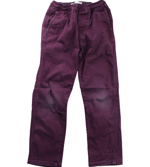 A Burgundy Casual Pants from Boden in size 6T for boy. (Front View)