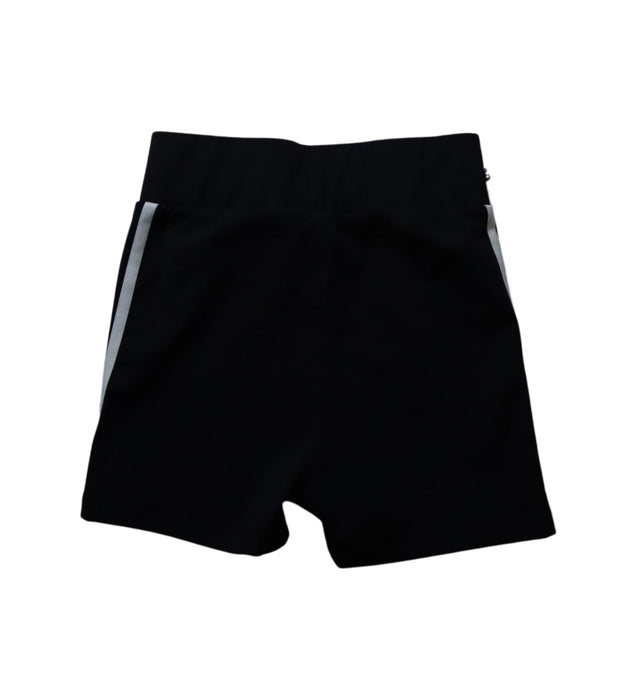 A Black Active Shorts from Adidas in size 10Y for girl. (Back View)