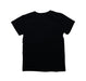 A Black Short Sleeve T Shirts from Adidas in size 7Y for boy. (Back View)
