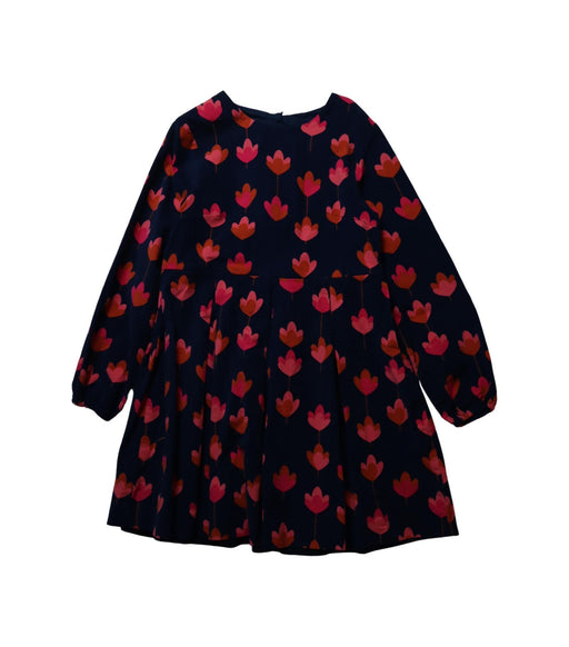 A Red Long Sleeve Dresses from Jacadi in size 10Y for girl. (Front View)