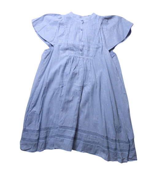 A Blue Short Sleeve Dresses from Zadig & Voltaire in size 12Y for girl. (Front View)
