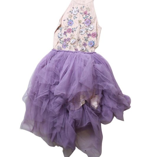 A Multicolour Sleeveless Dresses from Tutu Du Monde in size 10Y for girl. (Front View)