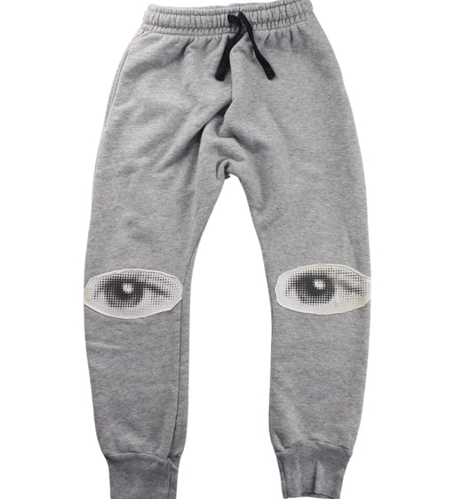 A Grey Sweatpants from Nununu in size 6T for boy. (Front View)