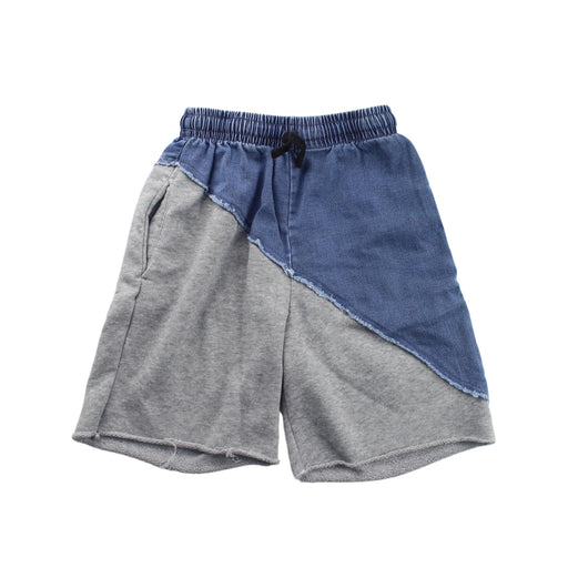 A Blue Shorts from Nununu in size 8Y for boy. (Front View)