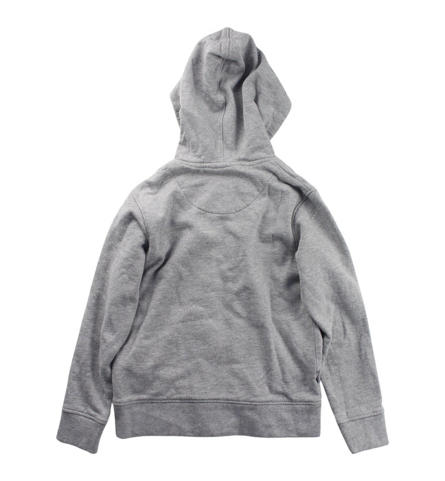 A Grey Zippered Sweatshirts from Molo in size 8Y for boy. (Back View)