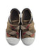 A Brown Sneakers from Burberry in size 5T for girl. (Back View)