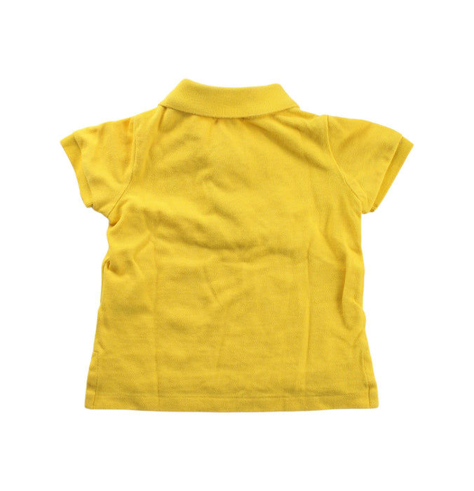 A Yellow Short Sleeve Polos from Ralph Lauren in size 6-12M for neutral. (Back View)