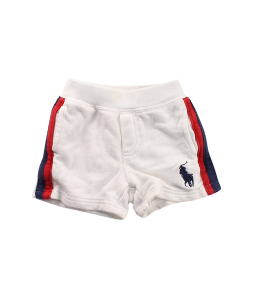 A White Shorts from Ralph Lauren in size 6-12M for boy. (Front View)