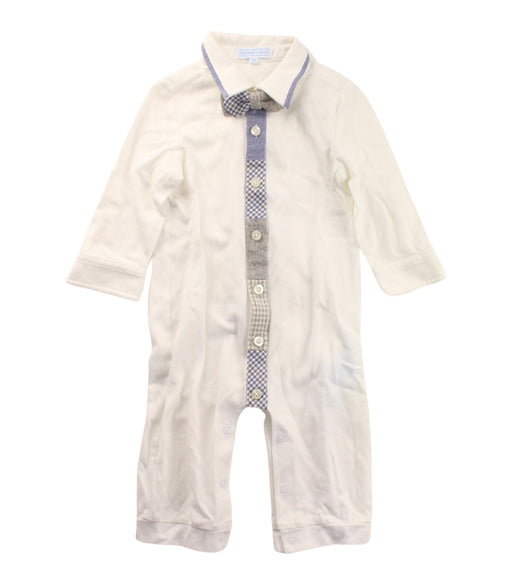 A White Long Sleeve Jumpsuits from Nicholas & Bears in size 6-12M for boy. (Front View)