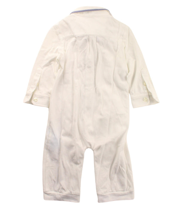 A White Long Sleeve Jumpsuits from Nicholas & Bears in size 6-12M for boy. (Back View)