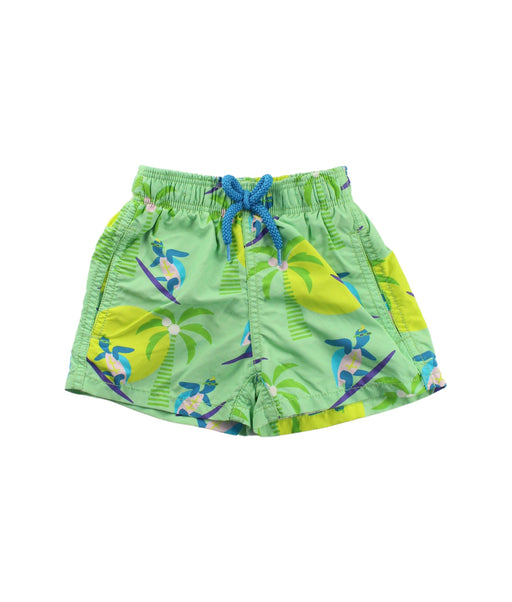 A Green Swim Shorts from Vilebrequin in size 2T for boy. (Front View)