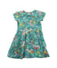A Green Short Sleeve Dresses from Frugi in size 2T for girl. (Front View)
