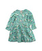 A Green Long Sleeve Dresses from Frugi in size 18-24M for girl. (Front View)