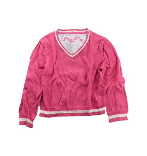 A Pink Knit Sweaters from Chateau de Sable in size 3T for girl. (Front View)