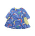 A Blue Long Sleeve Dresses from Boden in size 2T for girl. (Back View)