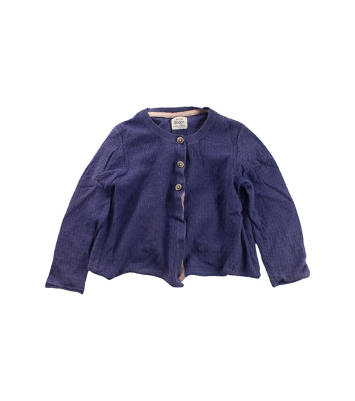 A Purple Cardigans from Boden in size 2T for girl. (Front View)