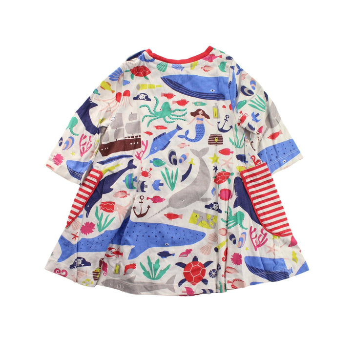 A Multicolour Long Sleeve Dresses from Boden in size 2T for girl. (Back View)