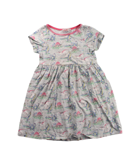 A Grey Short Sleeve Dresses from Cath Kidston in size 3T for girl. (Front View)